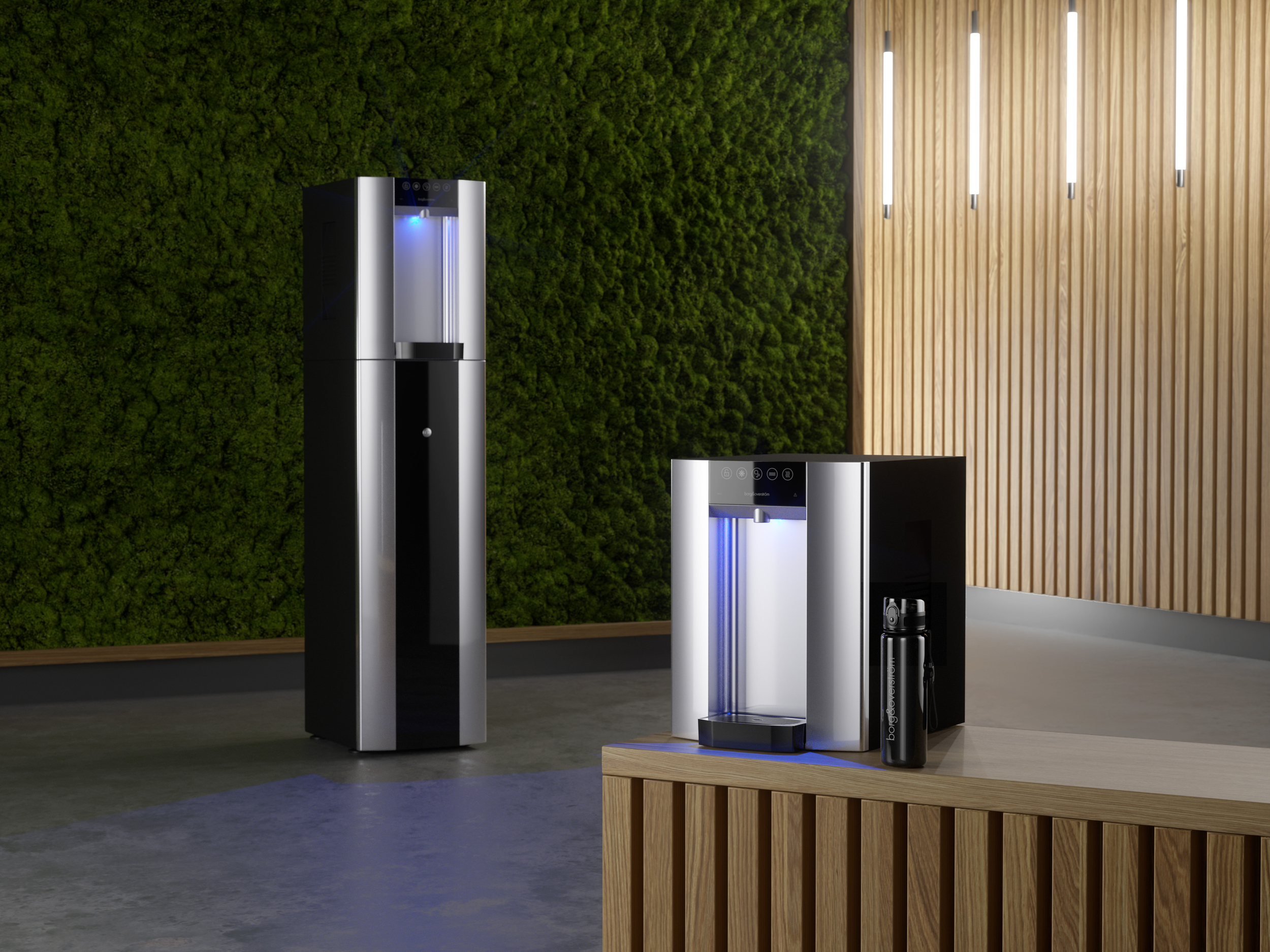 b6 silver water dispenser scene 1