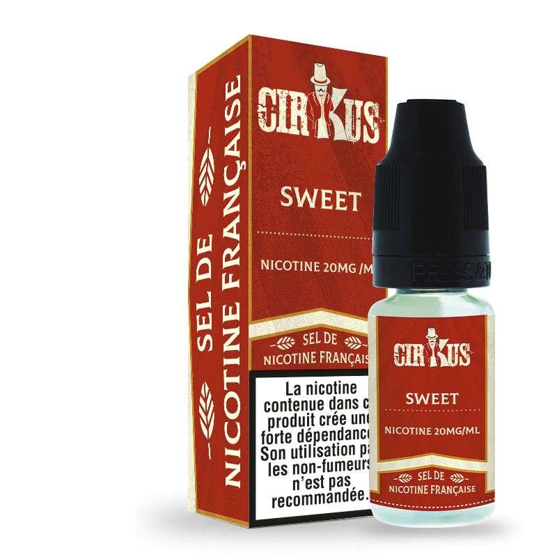 Sweet Classic Wanted Sel de nicotine - Cirkus - 10 ml