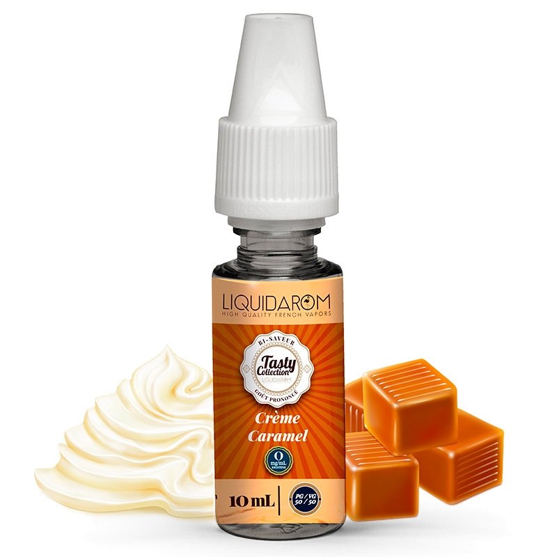 Eliquide Crème Caramel - Tasty Collection - Liquidarom - 10 ml