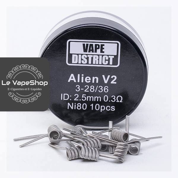 Alien V2 Coils Ni80 - Vape District (10 coils)