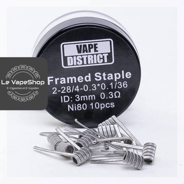 Framed Staple Coils Ni80 - Vape District (10 coils)