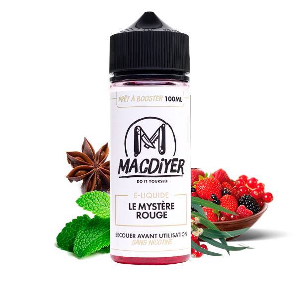 E liquide Le Mystère Rouge - Mac Diyer - 100 ml