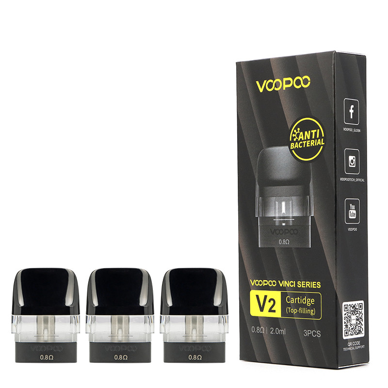 Pack de 3 cartouches - Vinci V2 - VOOPOO (X3) - LeVapeShop.com