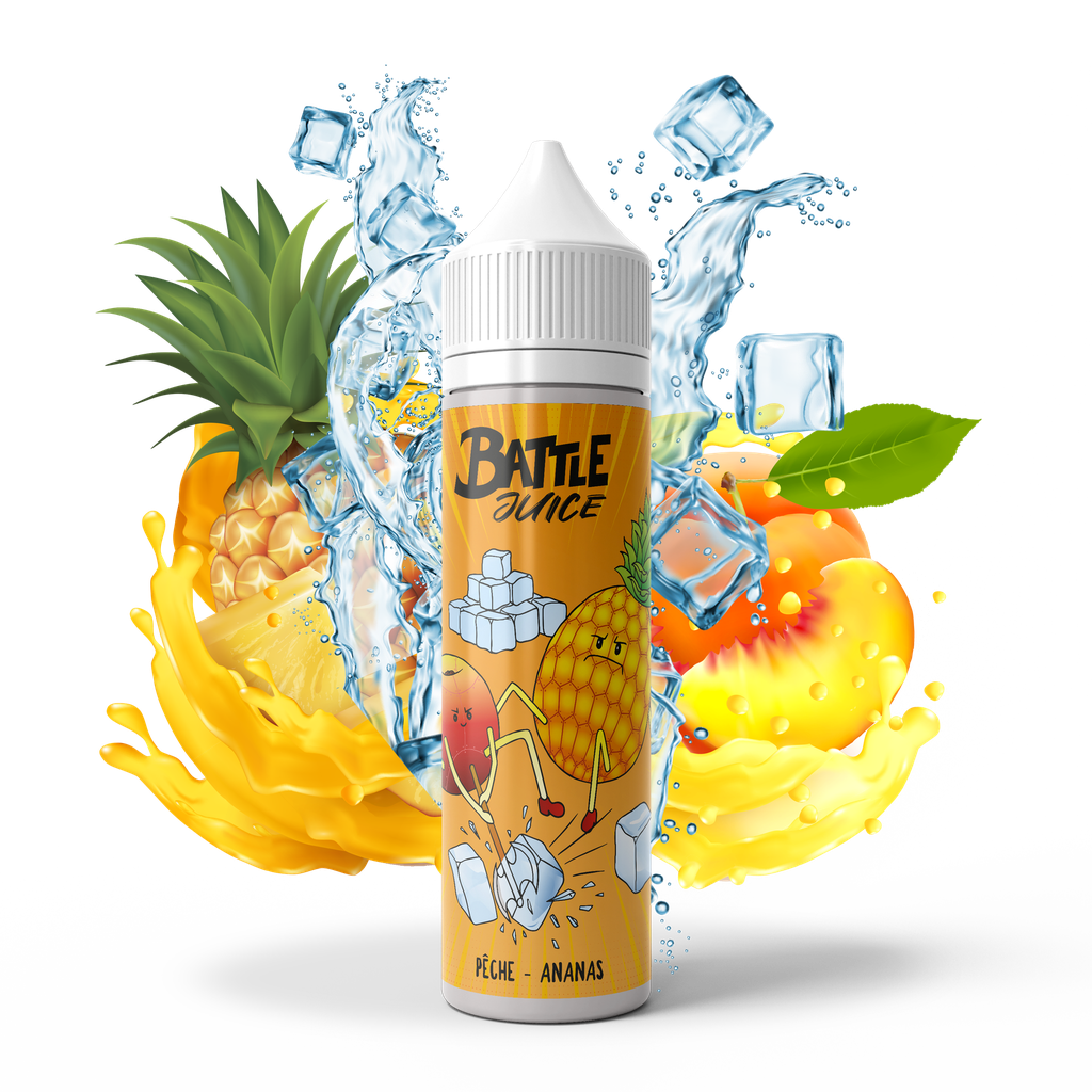 [BJUICE-PA50] Battle Juice 50ml - Pêche Ananas