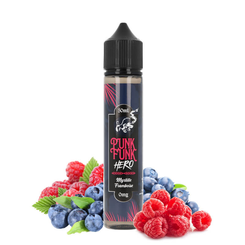 jnr aerox pod recharge E-liquide Myrtille Givrée 60 ml (Pack e-liquide + booster) Pulp