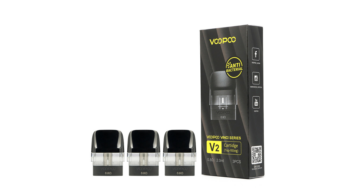 Pack de 3 cartouches - Vinci V2 - VOOPOO (X3) - LeVapeShop.com