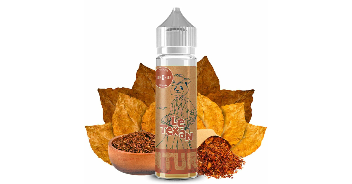 E liquide Texan - Natural - Curieux - 50 ml - LeVapeShop.com