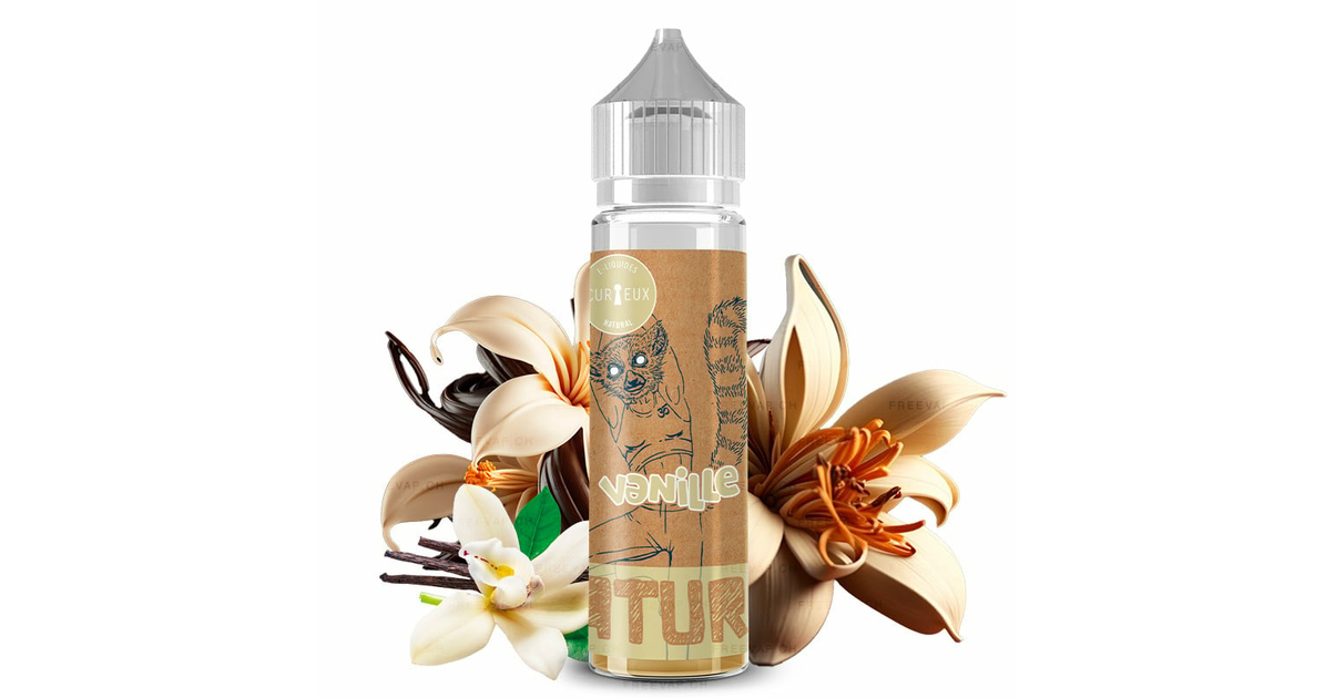elfbar nachfüll pod läuft aus E liquide Vanille - Natural - Curieux - 50 ml