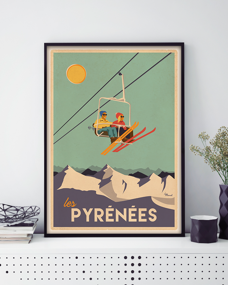 affiches-originales-marcel-pyrenees-le-telesiege- (1)