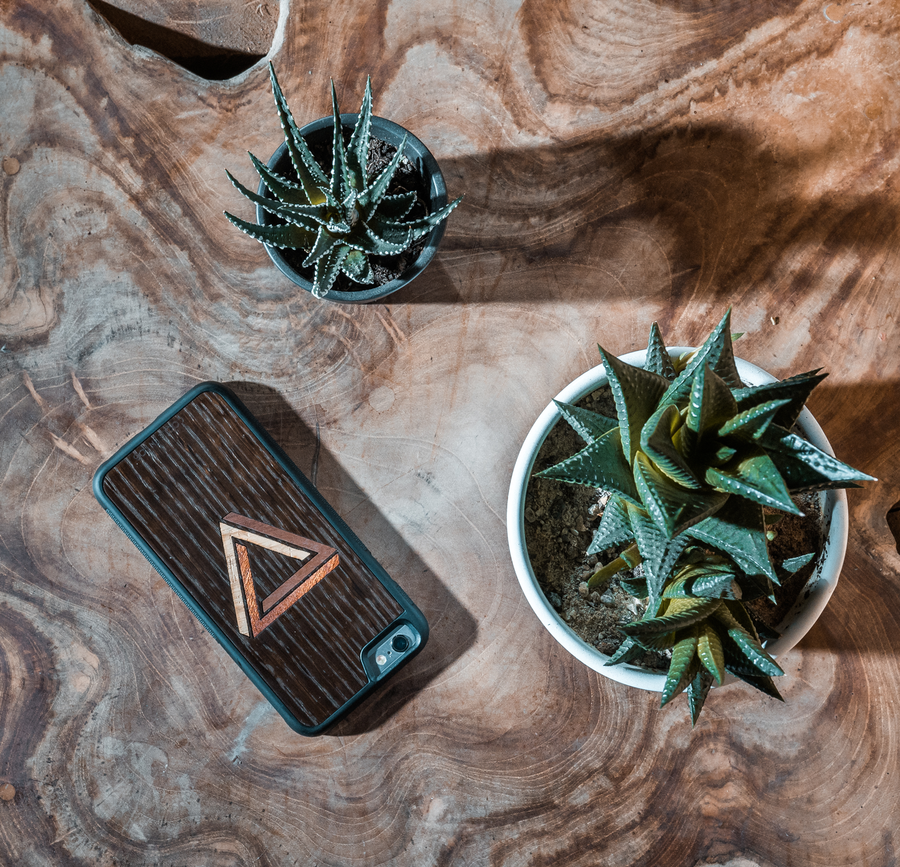 coque bois triangle