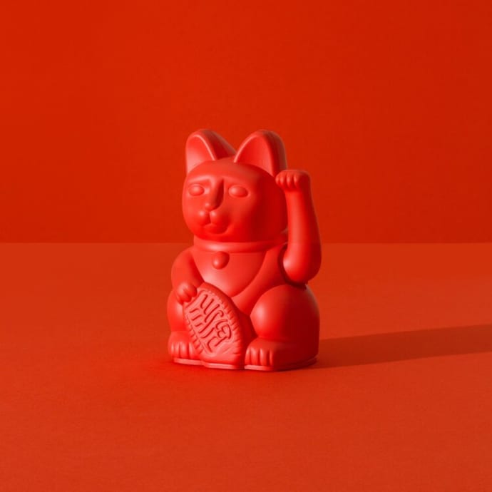 Lucky cat rouge