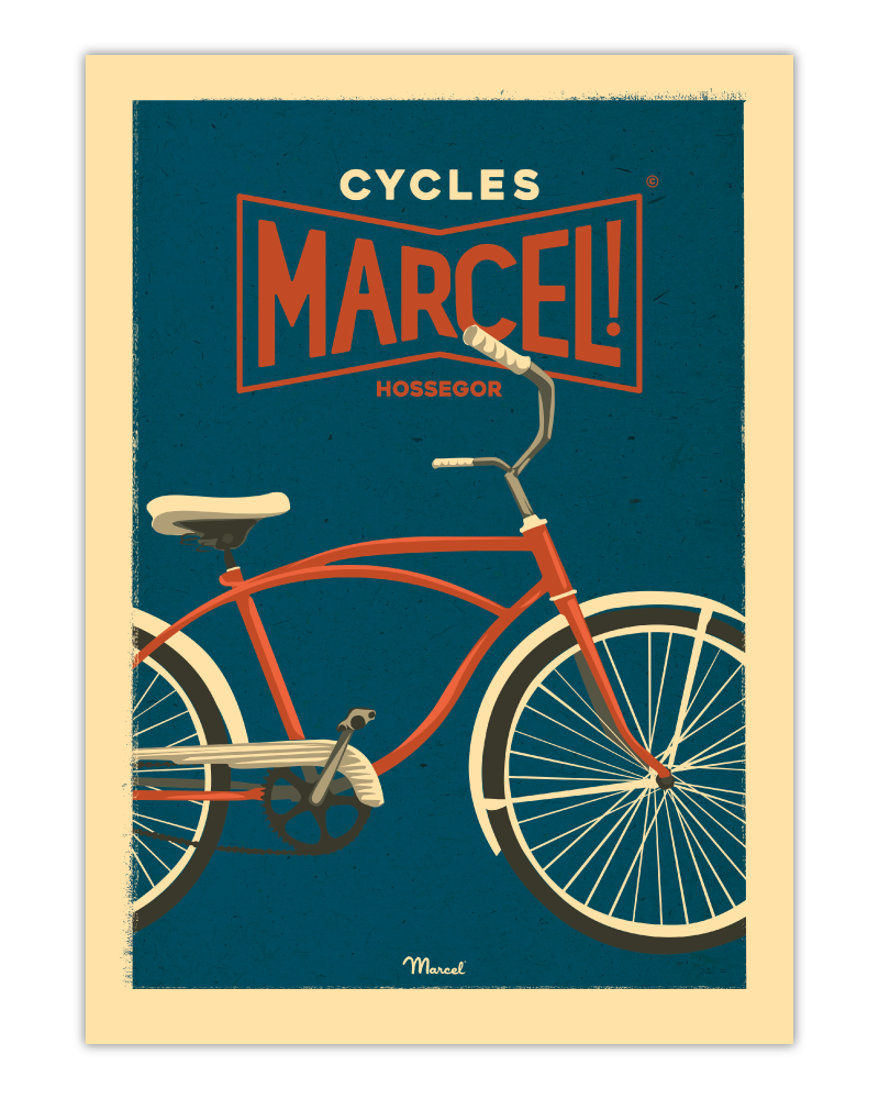 Affiche Cycles Marcel