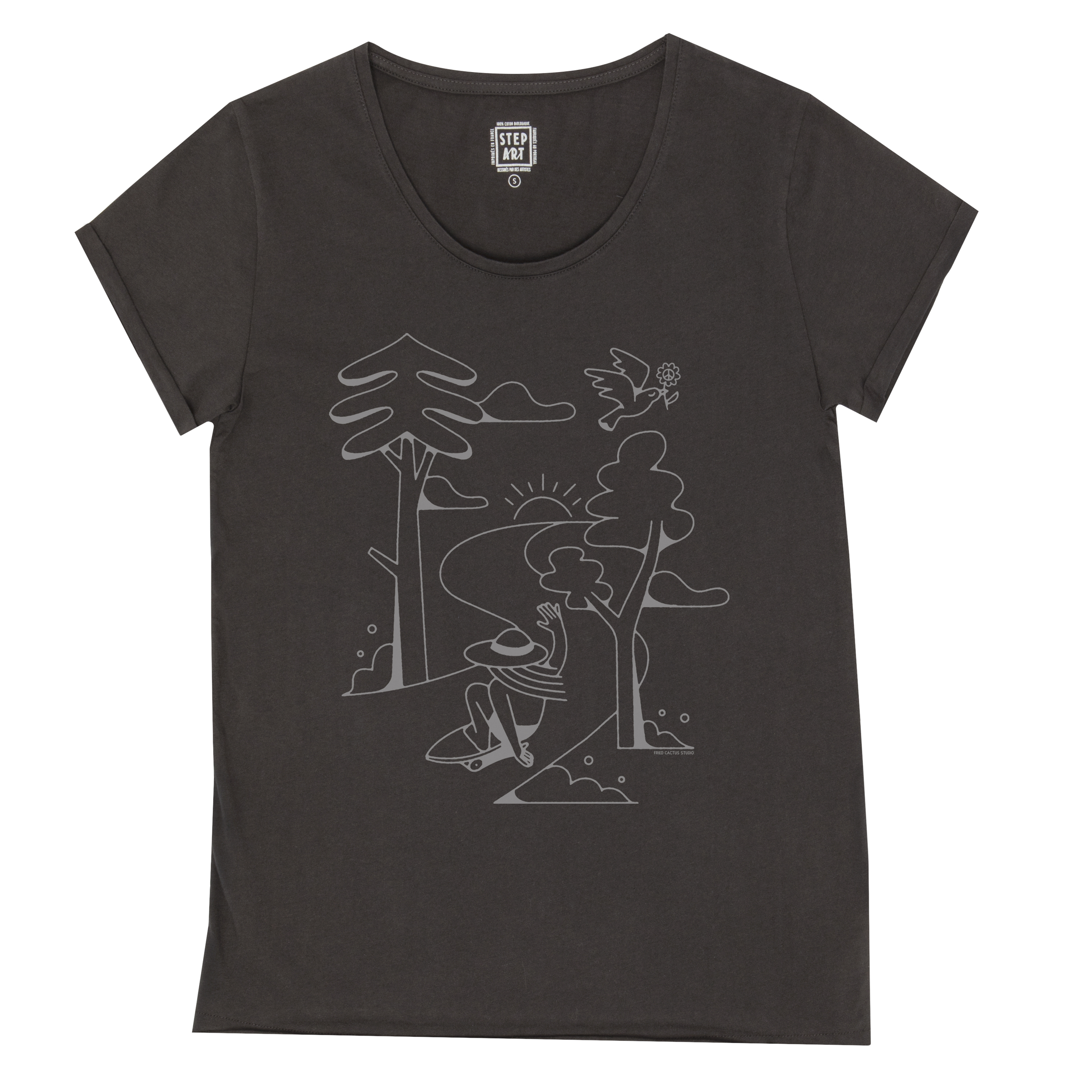 T-shirt RIDE THE FOREST Woman