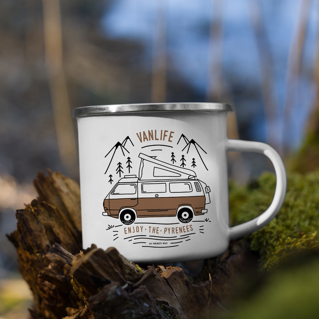 Mug émaillé Vanlife