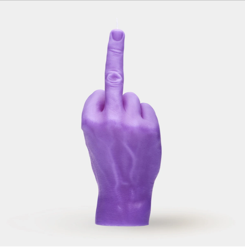 Candle hand fuck violet