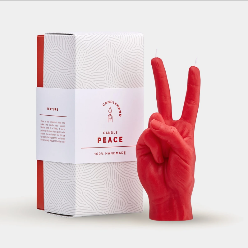 PEACE CANDLE ROUGE