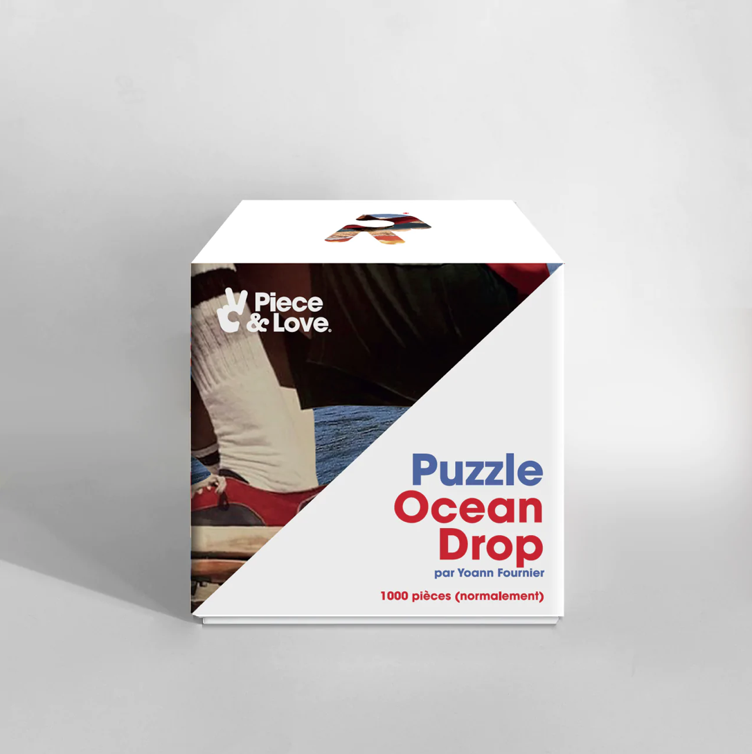 Puzzle piece and love Ocean Drop by Yoann Fournier
