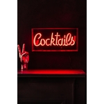 COCKTAILS neon red
