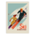 Affiche skieurs