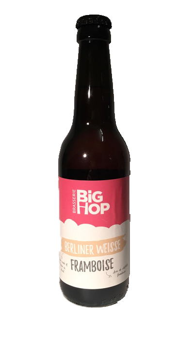 Bière blanche framboise Berliner Weisse - Big Hop 33cl