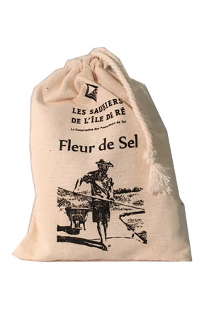 Fleur de sel sachet - Les Sauniers de l\'Ile de Ré - 125g