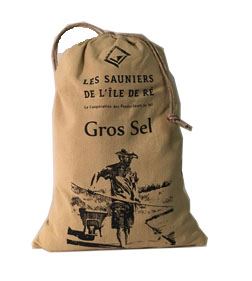Gros Sel sachet - Les Sauniers de l\'Ile de Ré - 750g