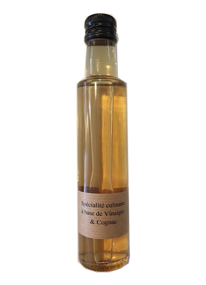 Vinaigre Gastronomique Au Cognac - La Moutarderie Charentaise 25cl