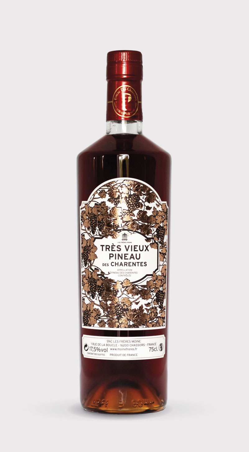 TRÈS VIEUX PINEAU DES CHARENTES ROUGE - LES FRERES MOINES 75cl