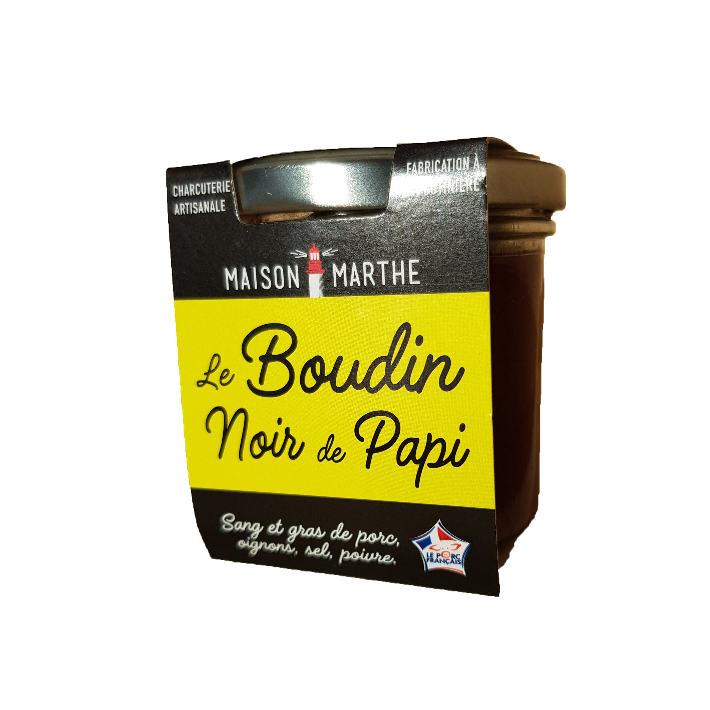 Conserve Boudin Noir de Papi - Maison Marthe 130g