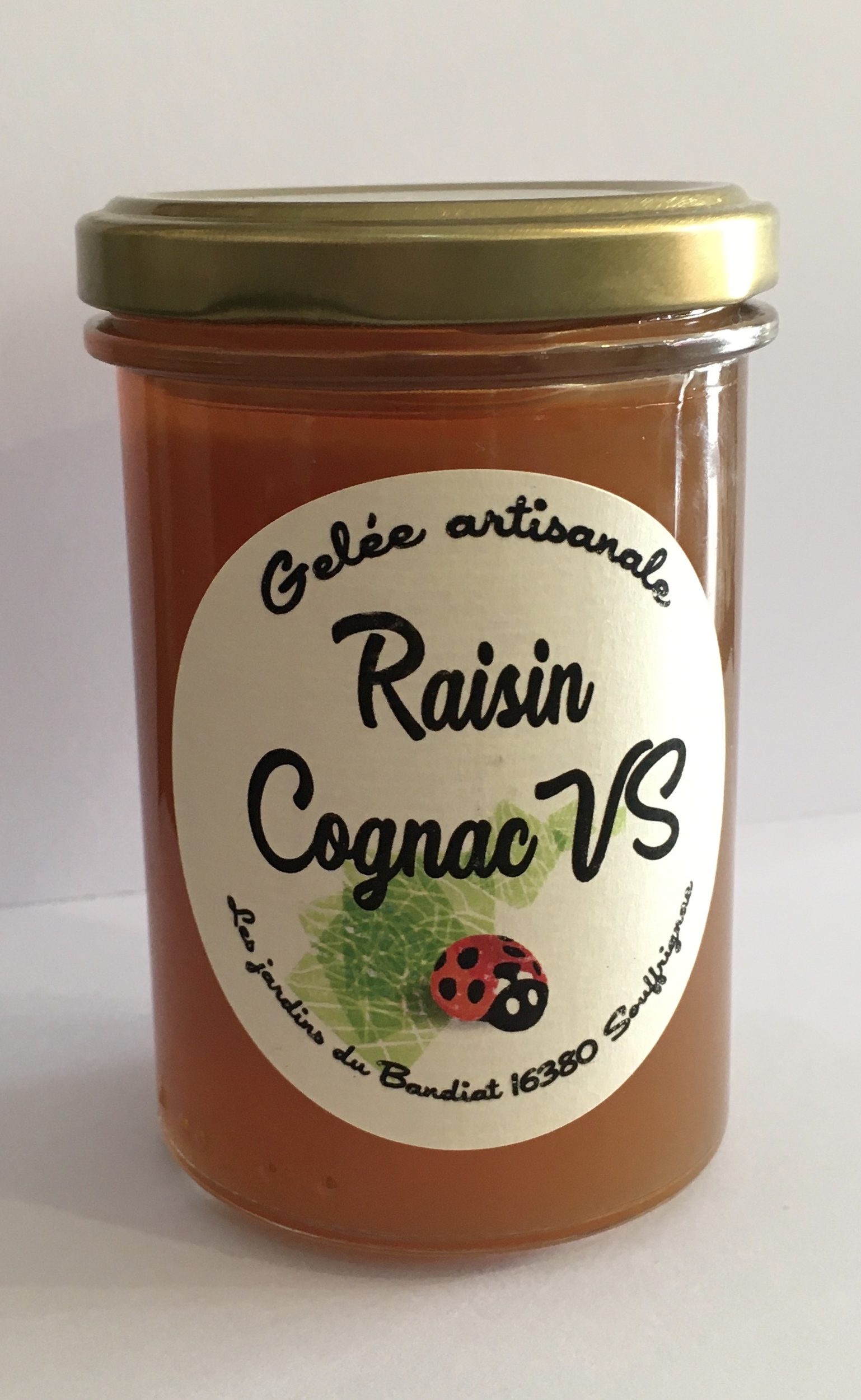 Gelée artisanale Raisin Cognac - Les Jardins du Bandiat 265g
