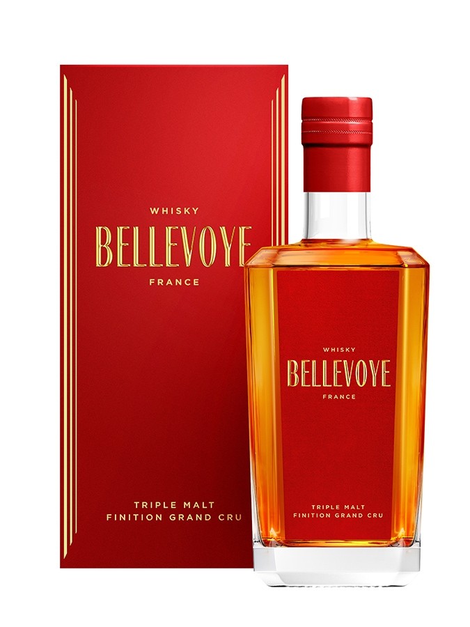 Whisky Rouge triple malt « finition Grand Cru » - BELLEVOYE 70cl