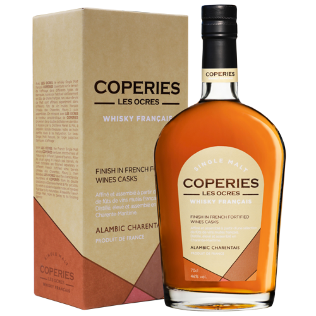 Whisky COPERIES SINGLE MALT LES OCRES - Merlet 70cl