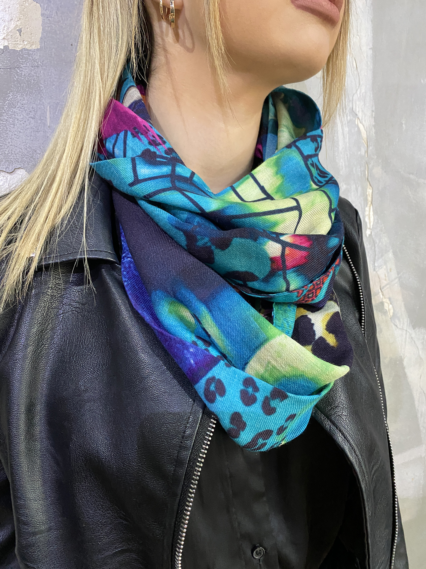 Snood laine - Flanelle
