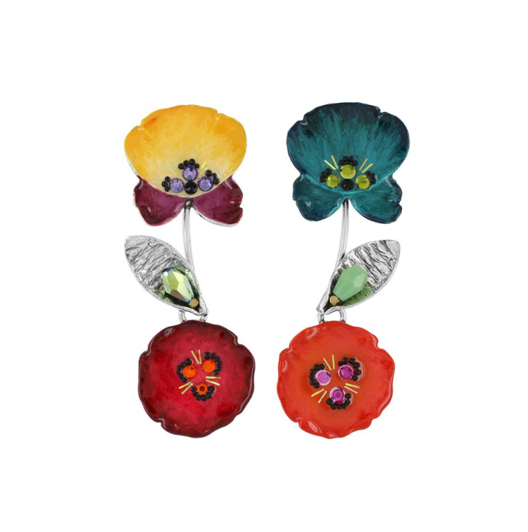 Boucles d\'oreilles Bloom - Multicolore