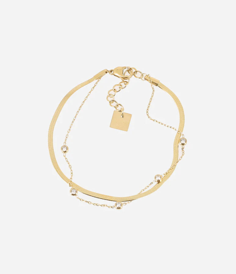 Bracelet Amorino - Acier doré