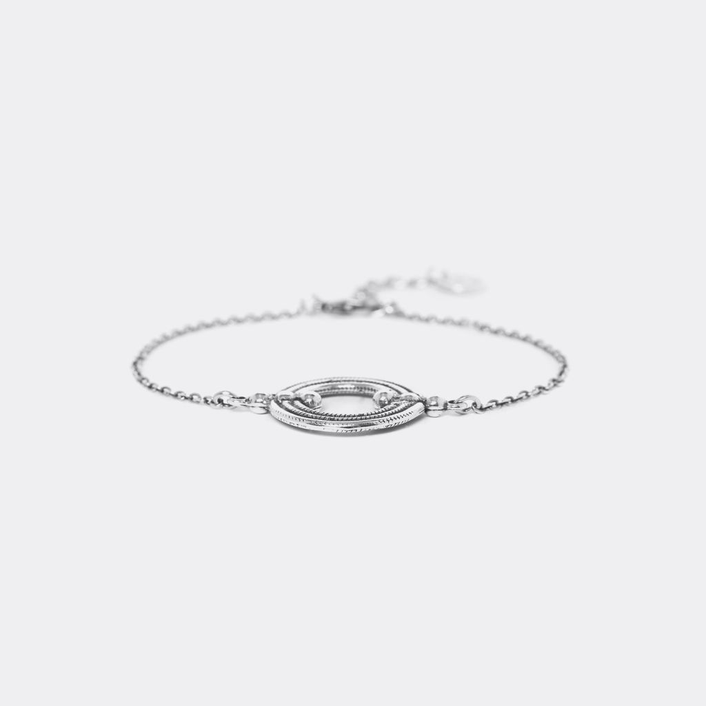 Bracelet chaîne argenté - Enzo