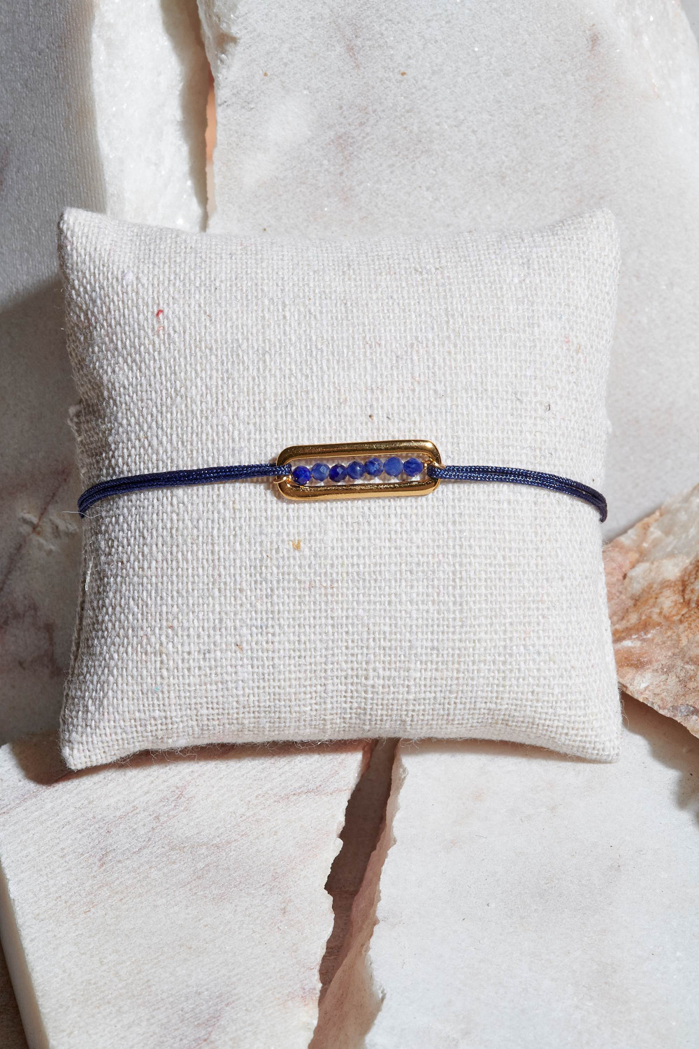 Bracelet coulissant Andi - Bleu marine