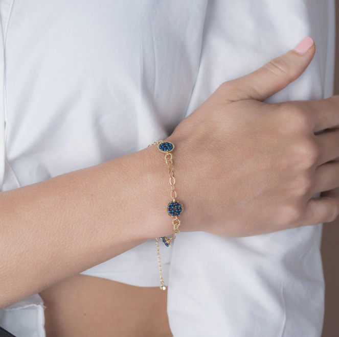 Bracelet Maggie - Bleu marine