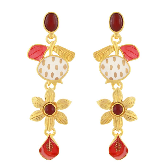 Boucles d\'oreilles puces Orient