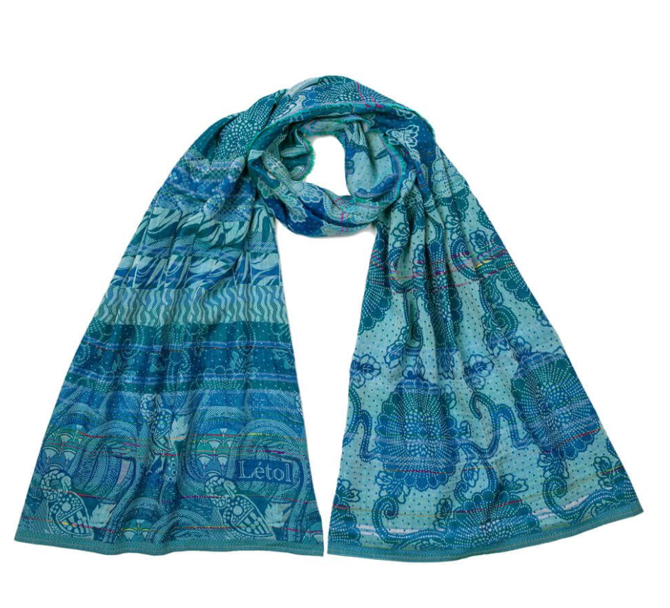 Foulard Hermione - Pavone