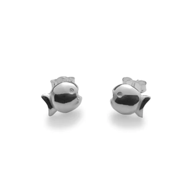 Boucles d\'Oreilles puces NEMO - Argent