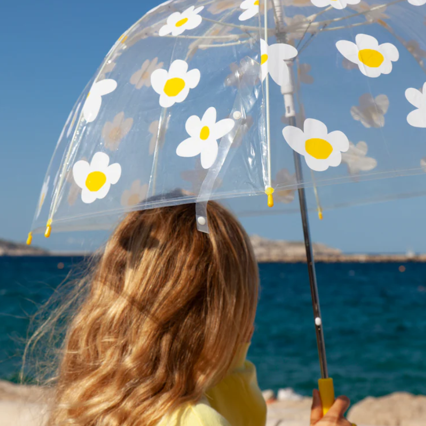 PARAPLUIE FLEURS BLANCHES 1