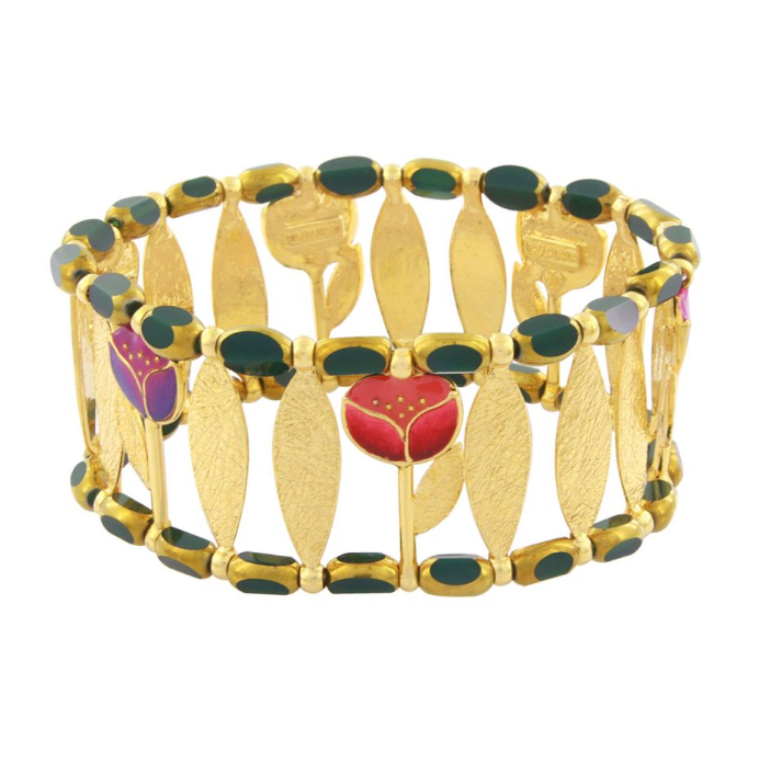 Bracelet Crocus - Doré & Multicolore