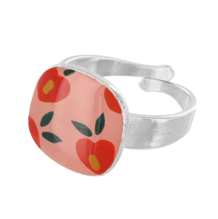 Bague Kiff Me - Argent & rose