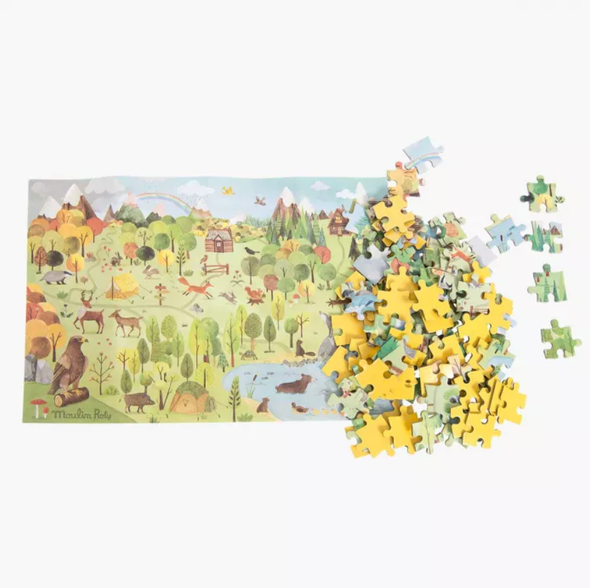 Puzzle La Forêt 96 pièces - Les grands explorateurs