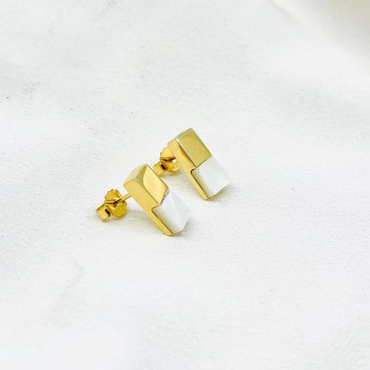 Boucles d\'Oreilles Eze - Nacre