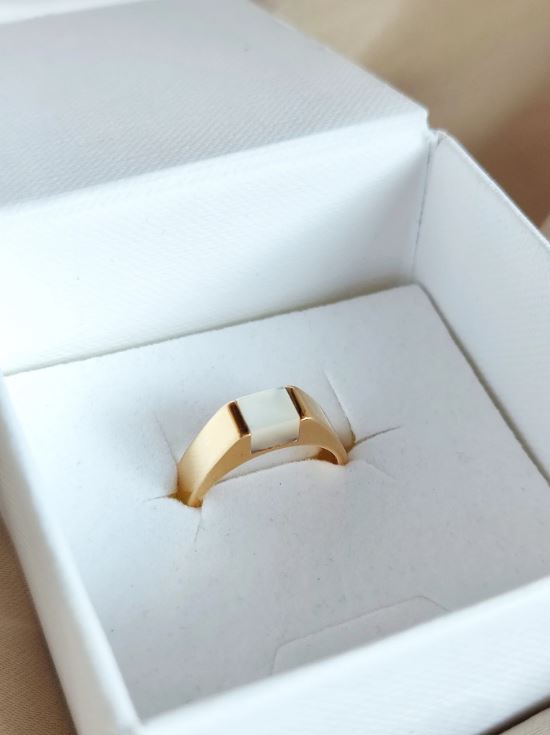 Bague NALA  - Nacre