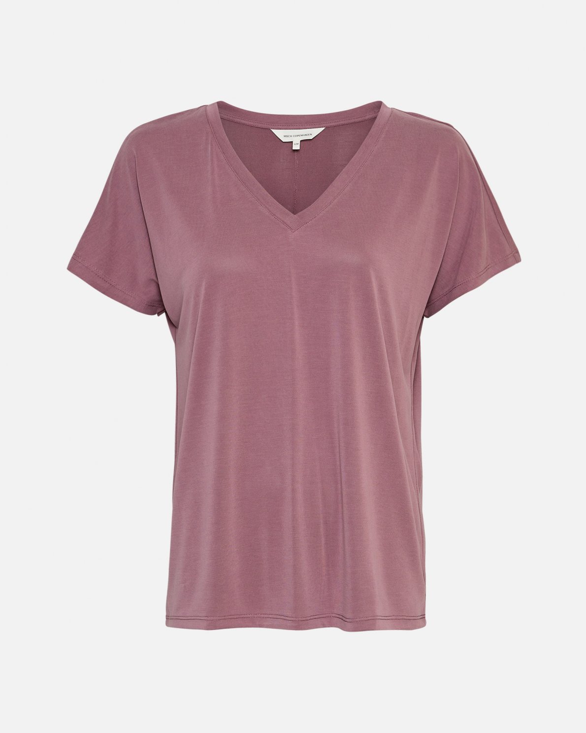 T-Shirt Fenya Modal - Black plum (prune)