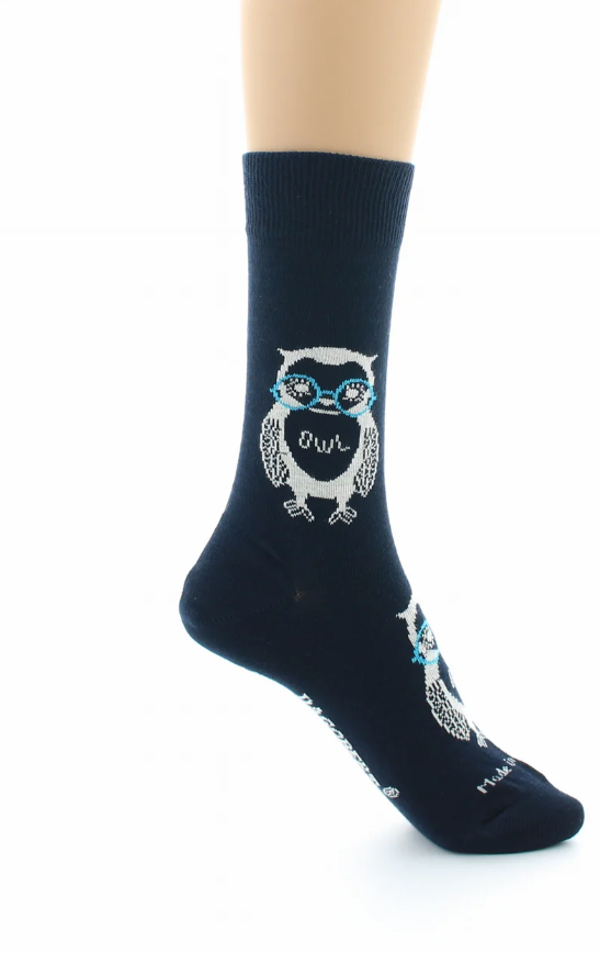 Chaussettes Hibou Marine