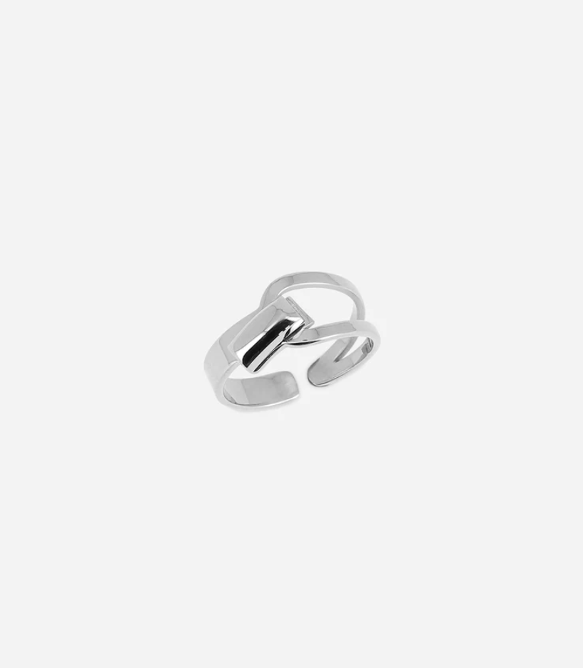 Bague Una - Acier